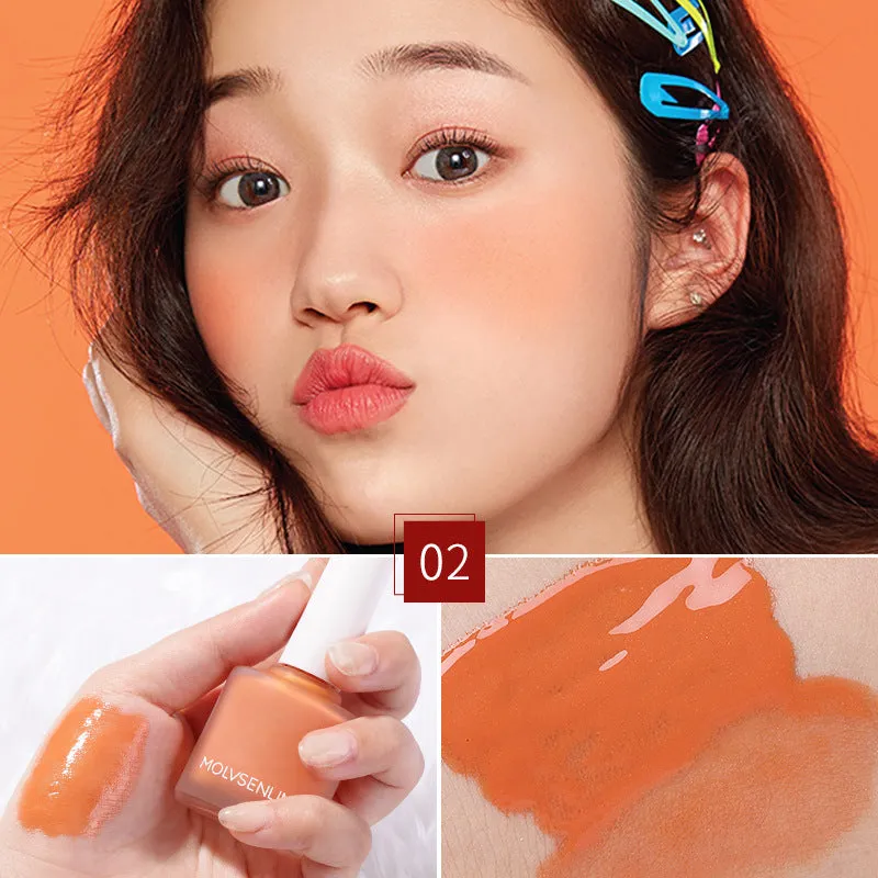 Liquid Blush Lollipop gel cream texture with pump packaging