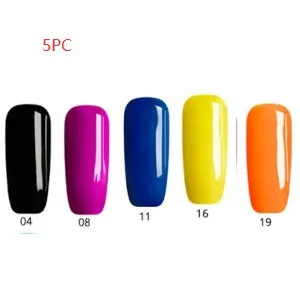 Gel nail art pen with high colour saturation and LED UV cure option