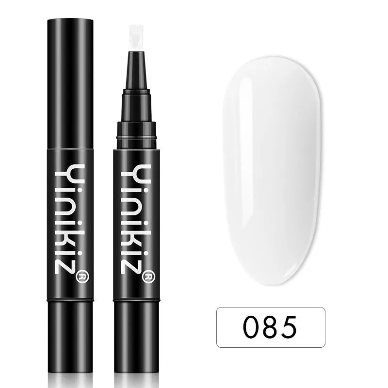 Gel nail art pen with high colour saturation and LED UV cure option