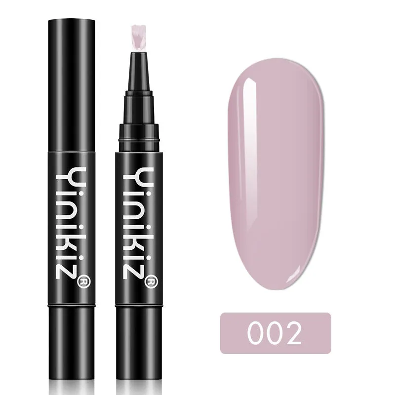 Gel nail art pen with high colour saturation and LED UV cure option