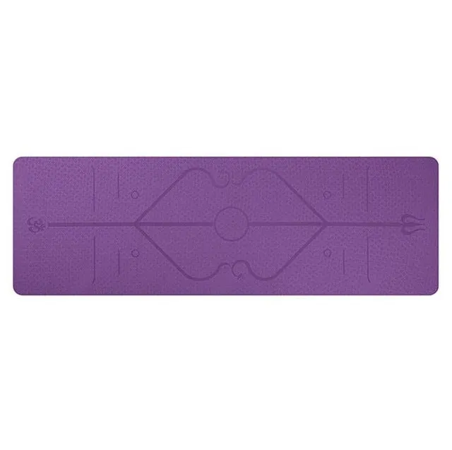 45 cm EVA yoga column foam roller in purple on a dark background, with text Fitness, Massage, and Recovery