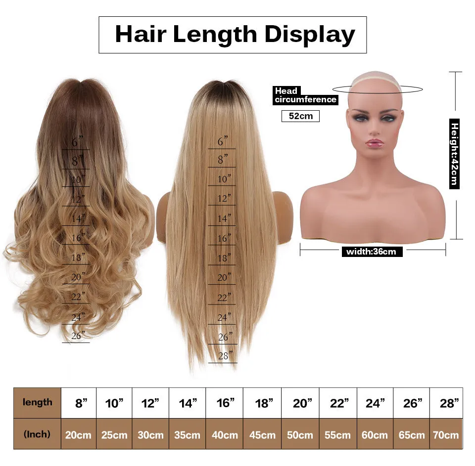 White high temperature silk wig with long medium small curls, 24 inch length, middle part bangs