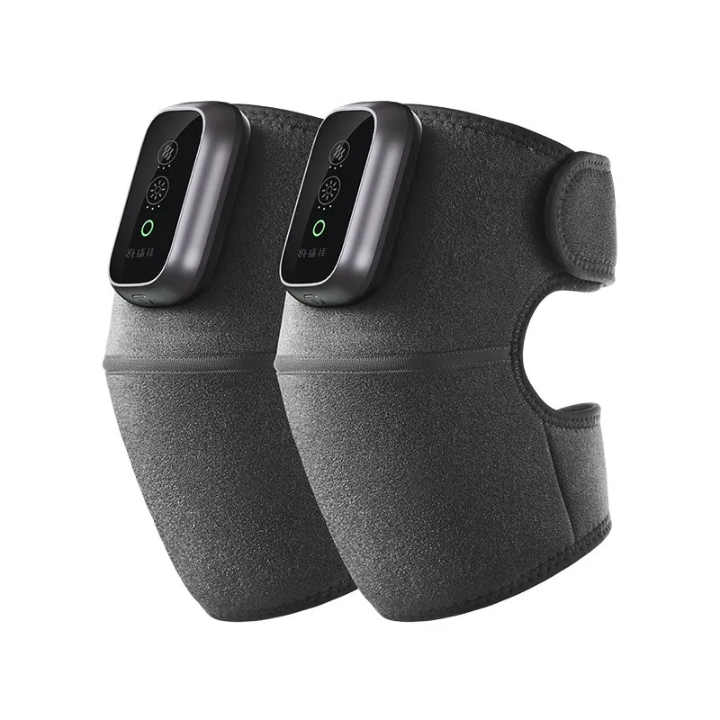 3rd gen heated knee pads with massage and moxibustion for joint pain relief, 5000mAh USB charging, one size