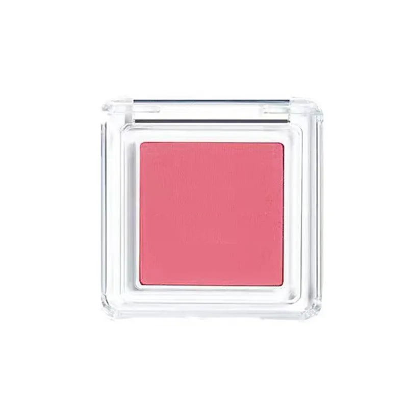 Matte natural makeup blush powder compact in six colour shades with 1.3g net content