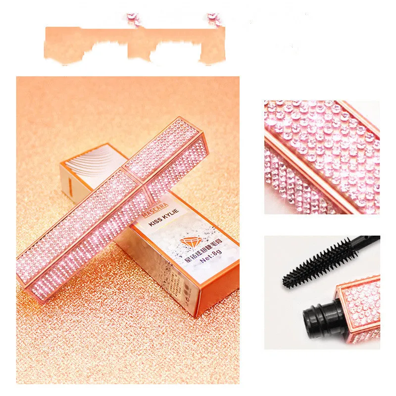 KL106 drilling tube mascara Black 8g waterproof film wrap with black fibre for curling and volume effect