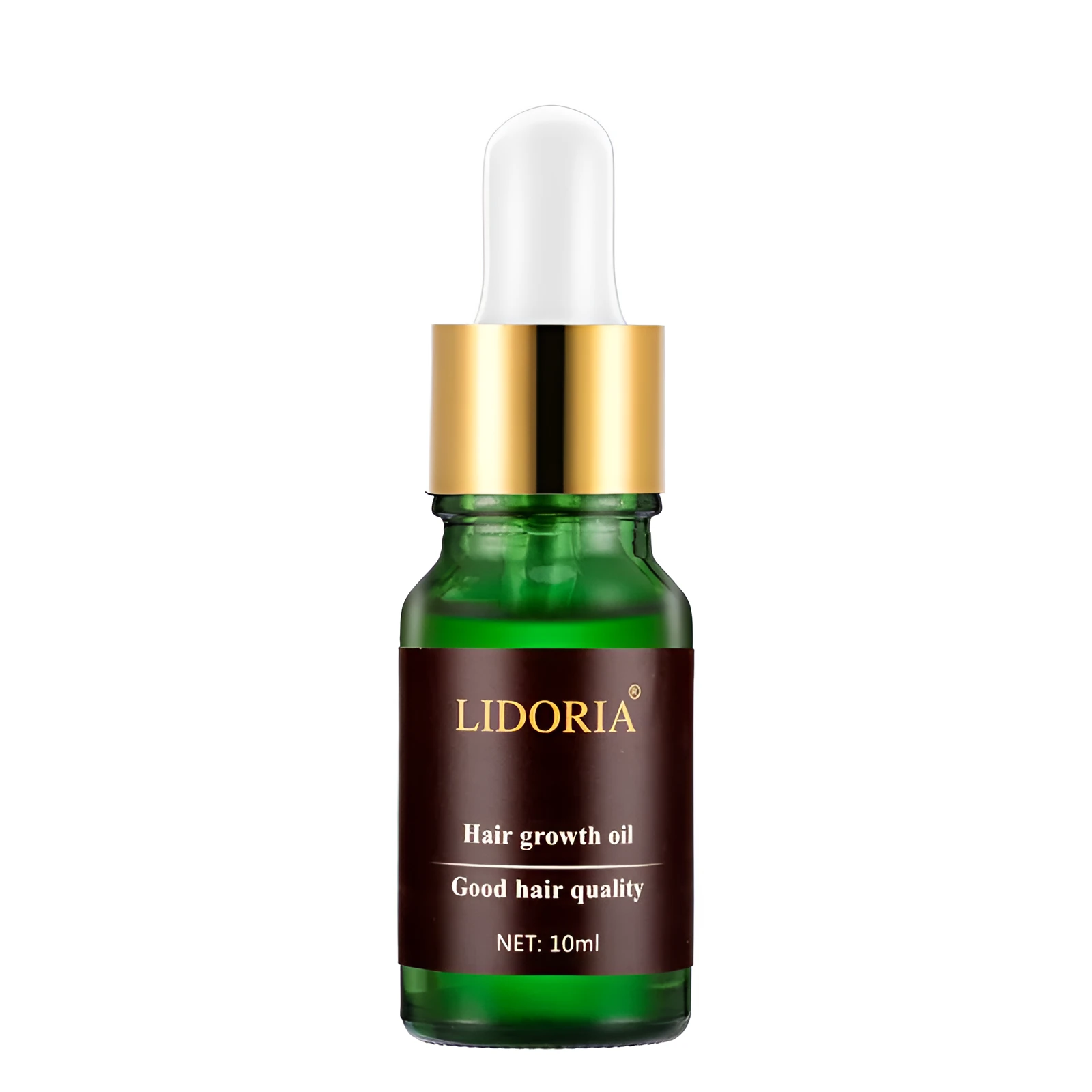 Polygonum multiflorum ginger hair oil in a 10ml bottle for scalp treatment