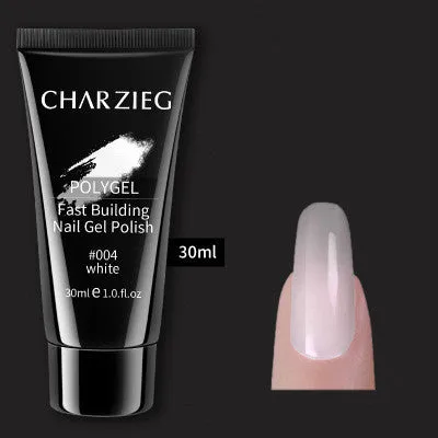 Nail extension gel kit with 30ml crystal glue and 60ml cleaning agent in cinnamon colour option