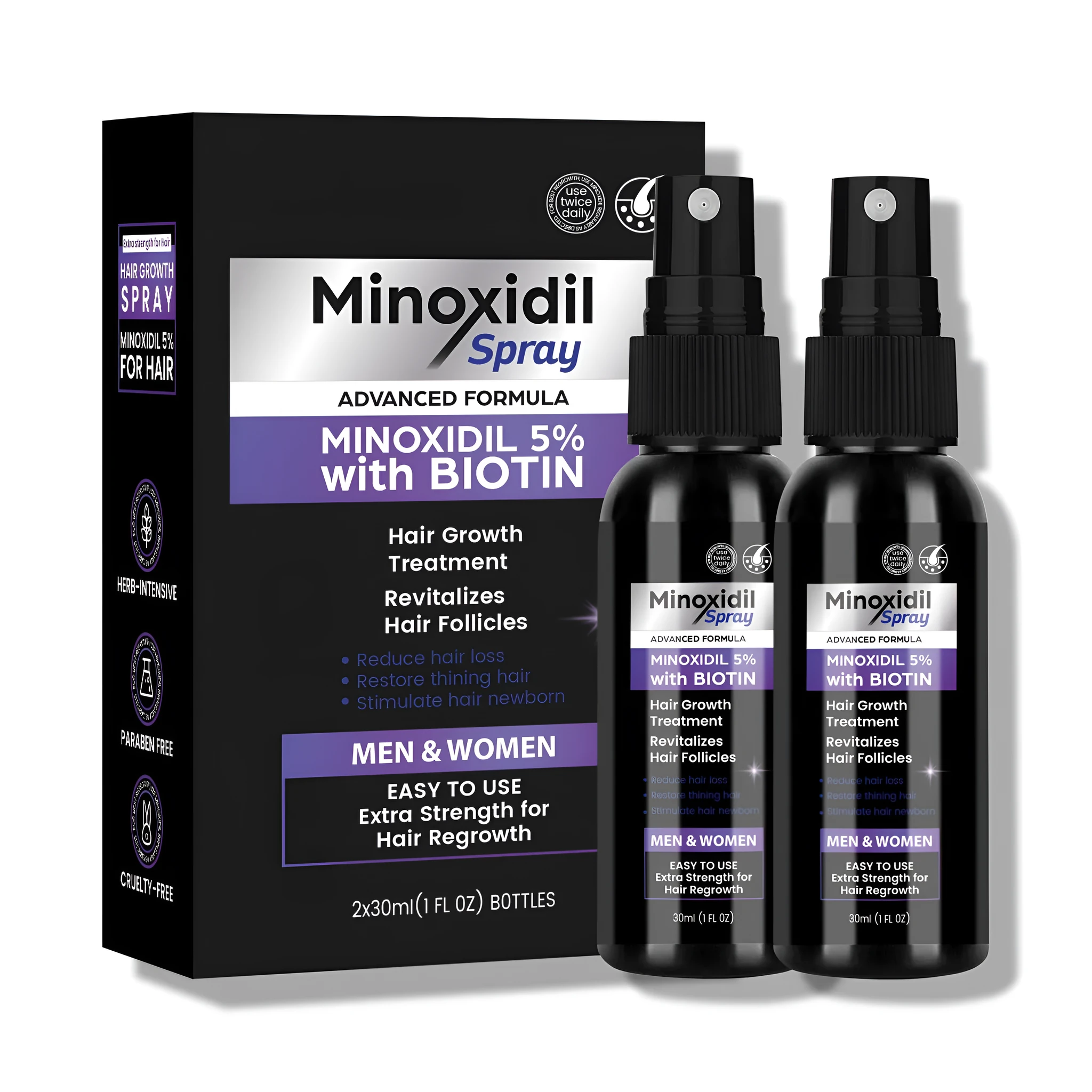 Mino Hair Care Nourishing Hair Supple Scalp Care 30ml hair fixing spray twin pack