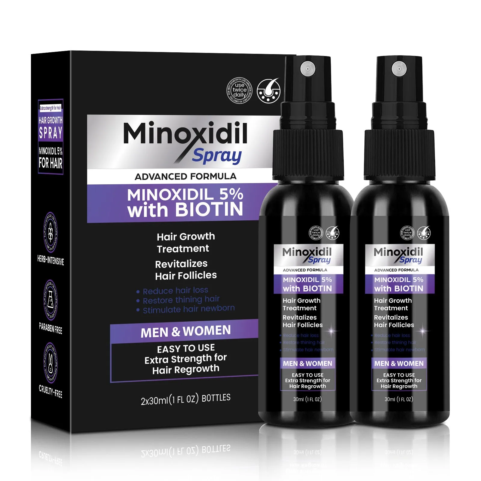 Mino Hair Care Nourishing Hair Supple Scalp Care 30ml hair fixing spray twin pack