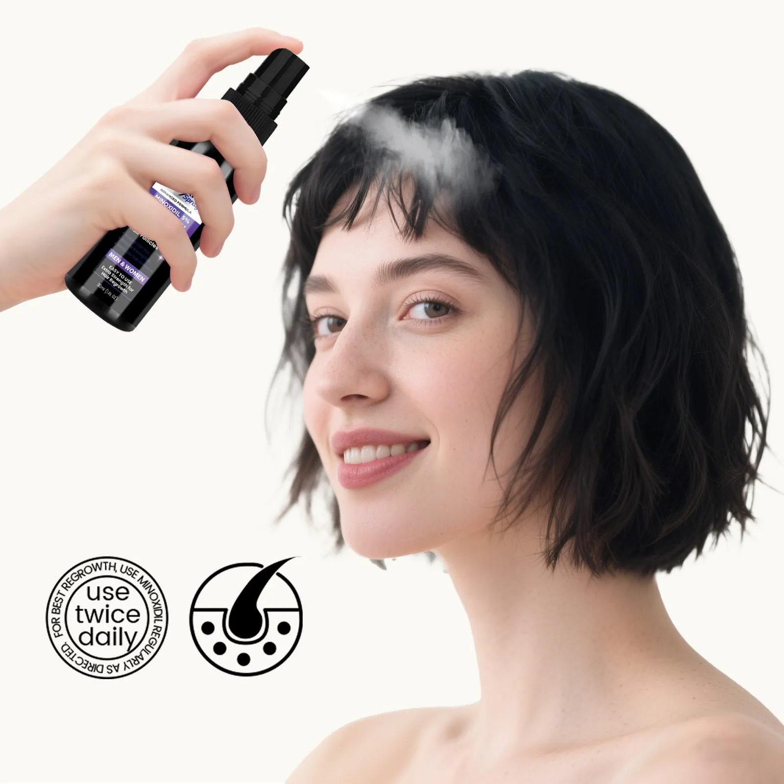 Mino Hair Care Nourishing Hair Supple Scalp Care 30ml hair fixing spray twin pack