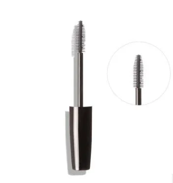 Long curling waterproof mascara in two styles for dense locked lashes with non staining durable formula