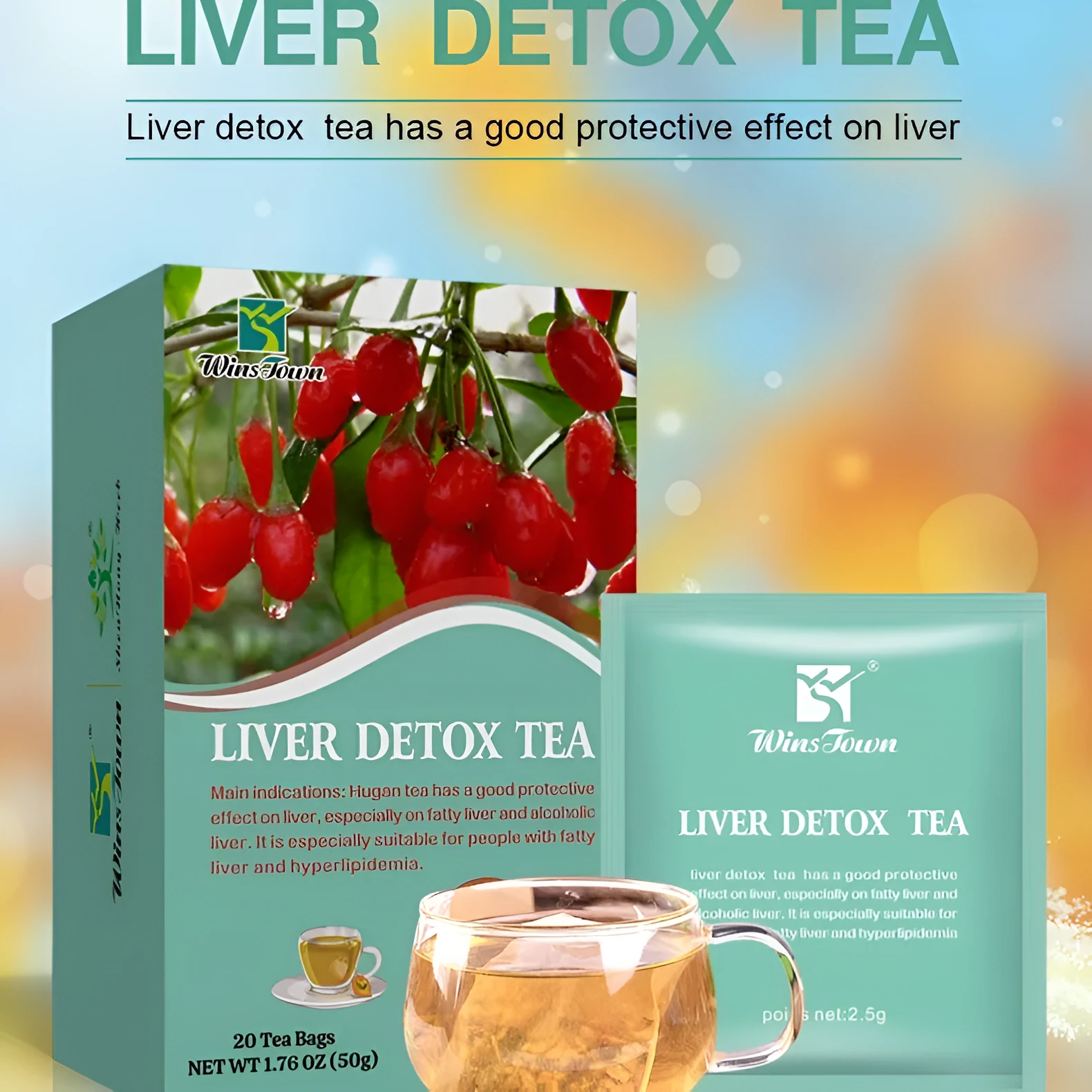 50g herbal substitute tea pack with medicinal food-homology ingredients