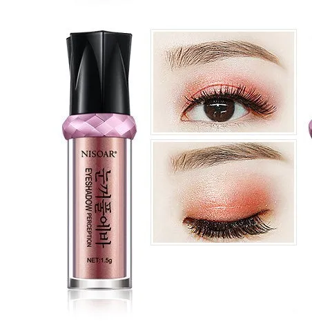 Pearl eye shadow powder in compact with full luster finish, waterproof and buildable, 16 style options