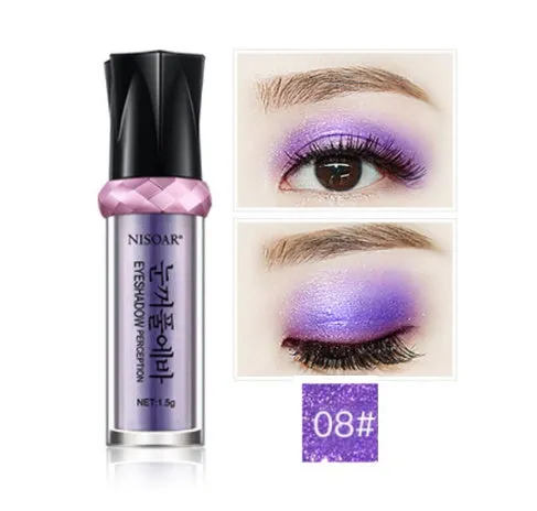 Pearl eye shadow powder in compact with full luster finish, waterproof and buildable, 16 style options