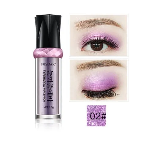 Pearl eye shadow powder in compact with full luster finish, waterproof and buildable, 16 style options