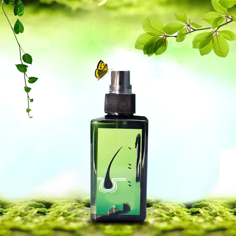 Anti-hair loss shampoo 120ml bottle with dandruff removal, anti-itch, deep repair, nourishing, and scalp oil control, plus free microneedling roller gift