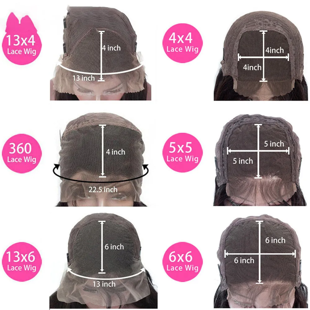 Straight human hair wig 13x4 lace front hand woven star style for ladies