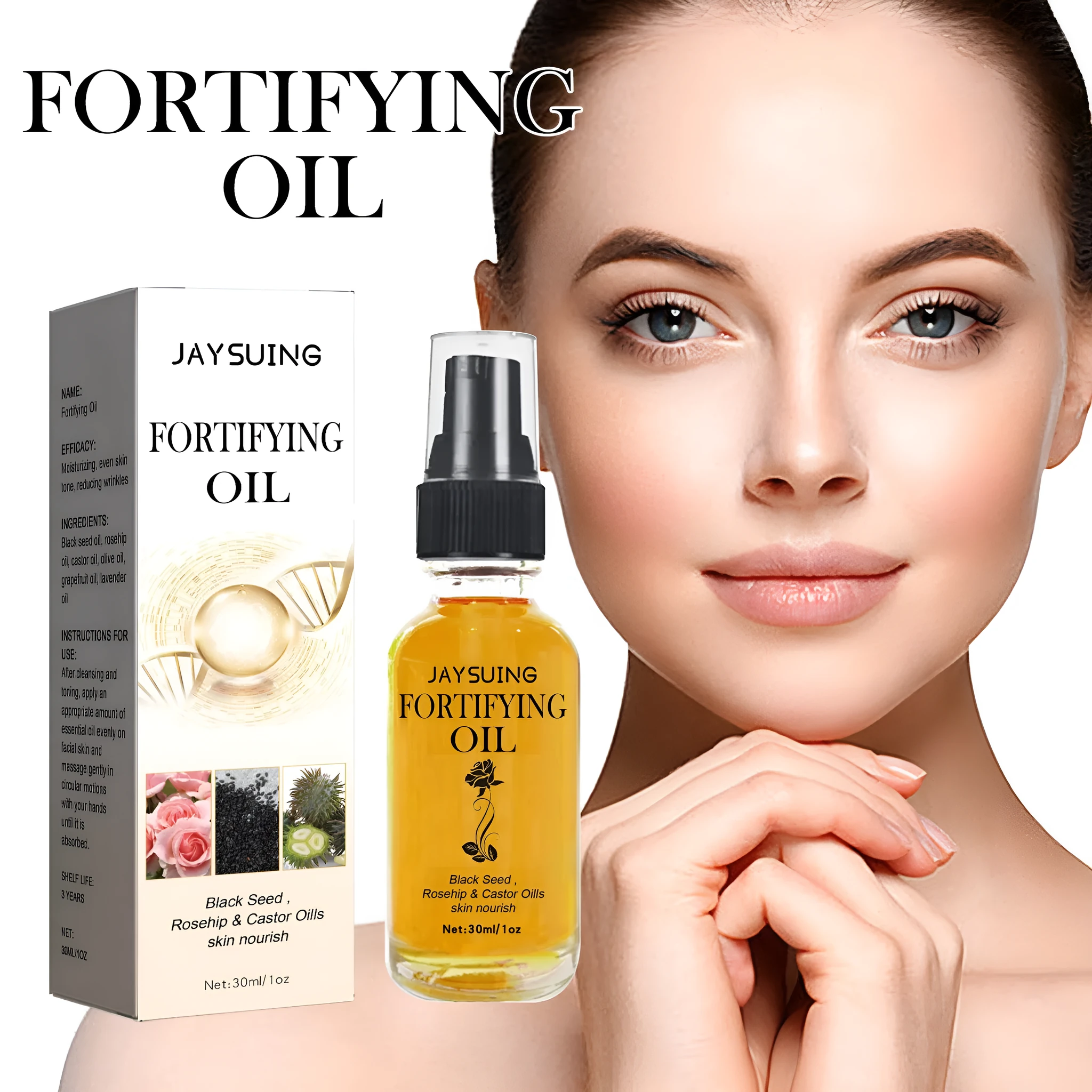 30ml facial replenishment firming skin care solution moisturizing essential oil bottle