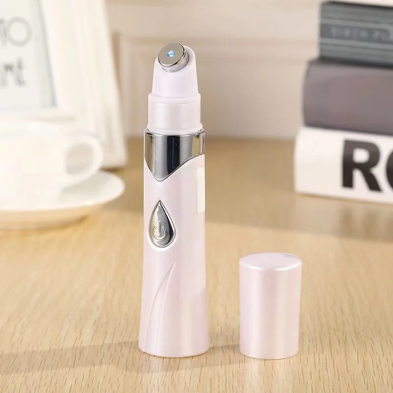 YHK-814 rechargeable blue light acne removal beauty apparatus in blue, 140mm x 30mm x 30mm, with 415nm LED
