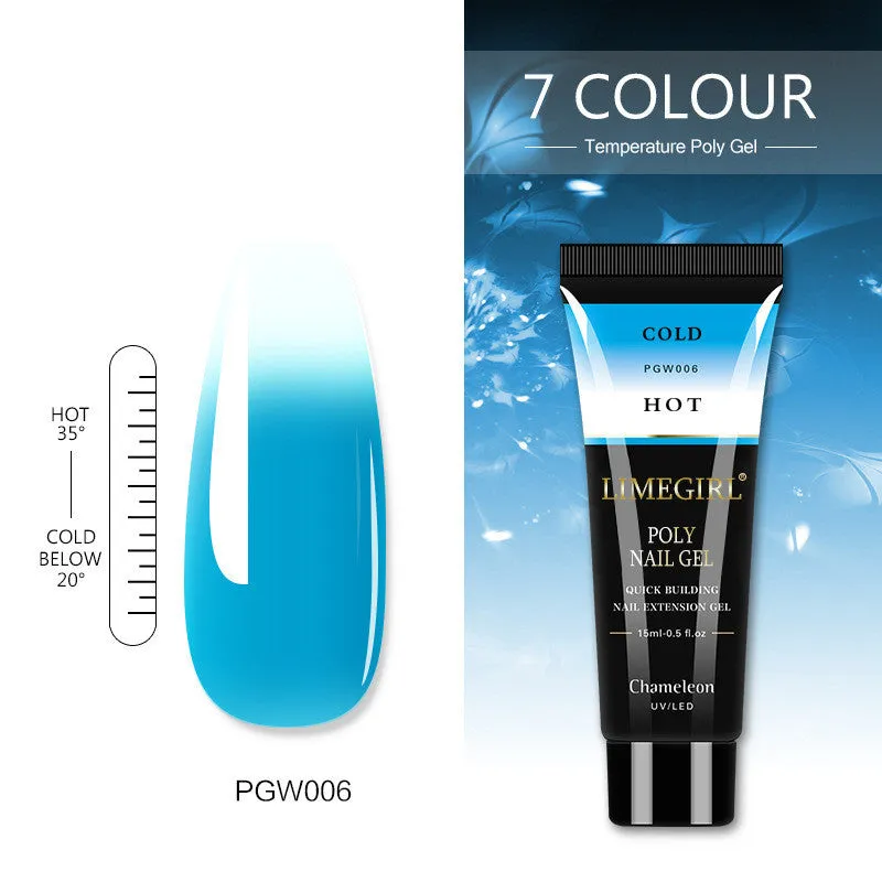 Vegetable Nail Polish Free Paper Support 15ml in 7 colours resin-based odourless nail glue