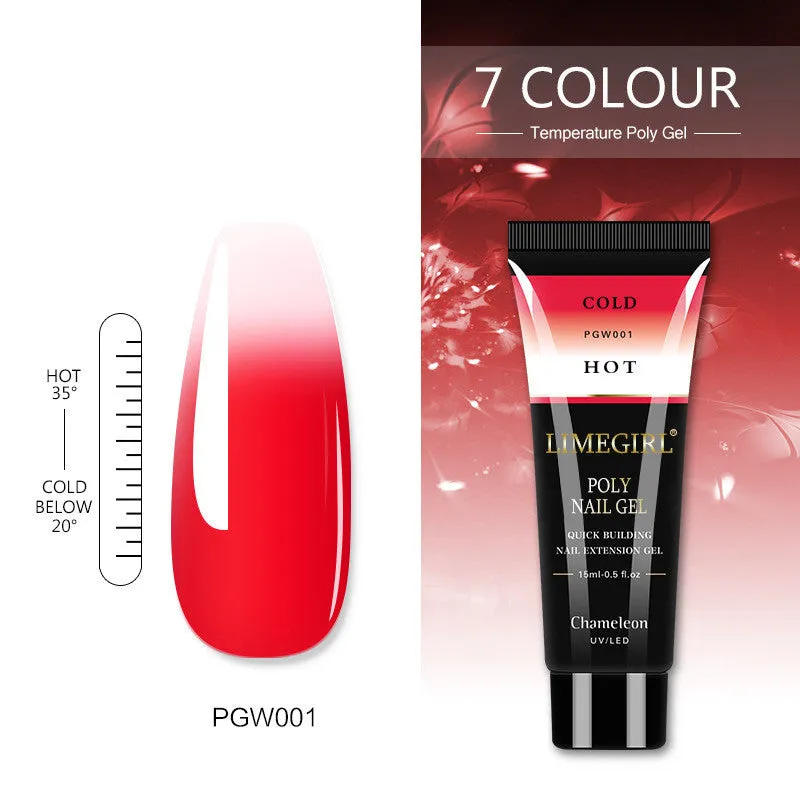 Vegetable Nail Polish Free Paper Support 15ml in 7 colours resin-based odourless nail glue