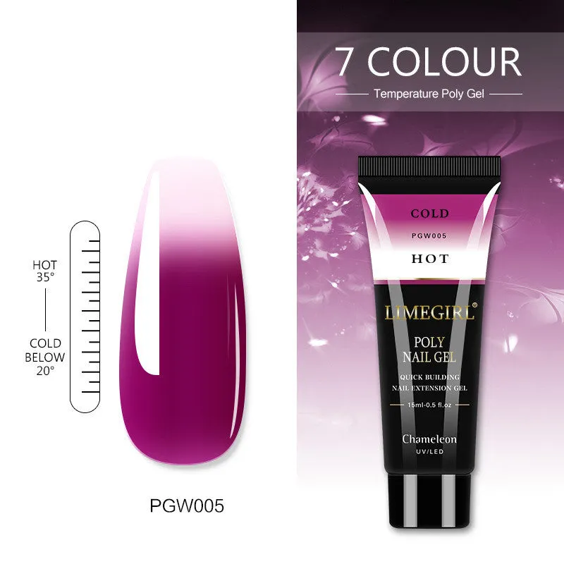 Vegetable Nail Polish Free Paper Support 15ml in 7 colours resin-based odourless nail glue