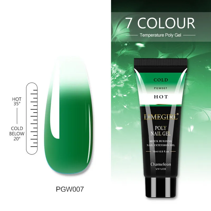 Vegetable Nail Polish Free Paper Support 15ml in 7 colours resin-based odourless nail glue