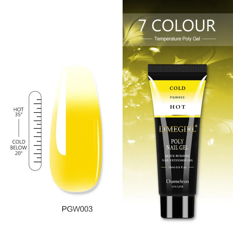 Vegetable Nail Polish Free Paper Support 15ml in 7 colours resin-based odourless nail glue