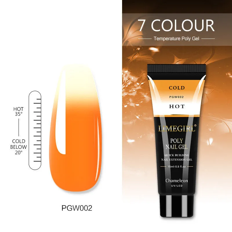 Vegetable Nail Polish Free Paper Support 15ml in 7 colours resin-based odourless nail glue