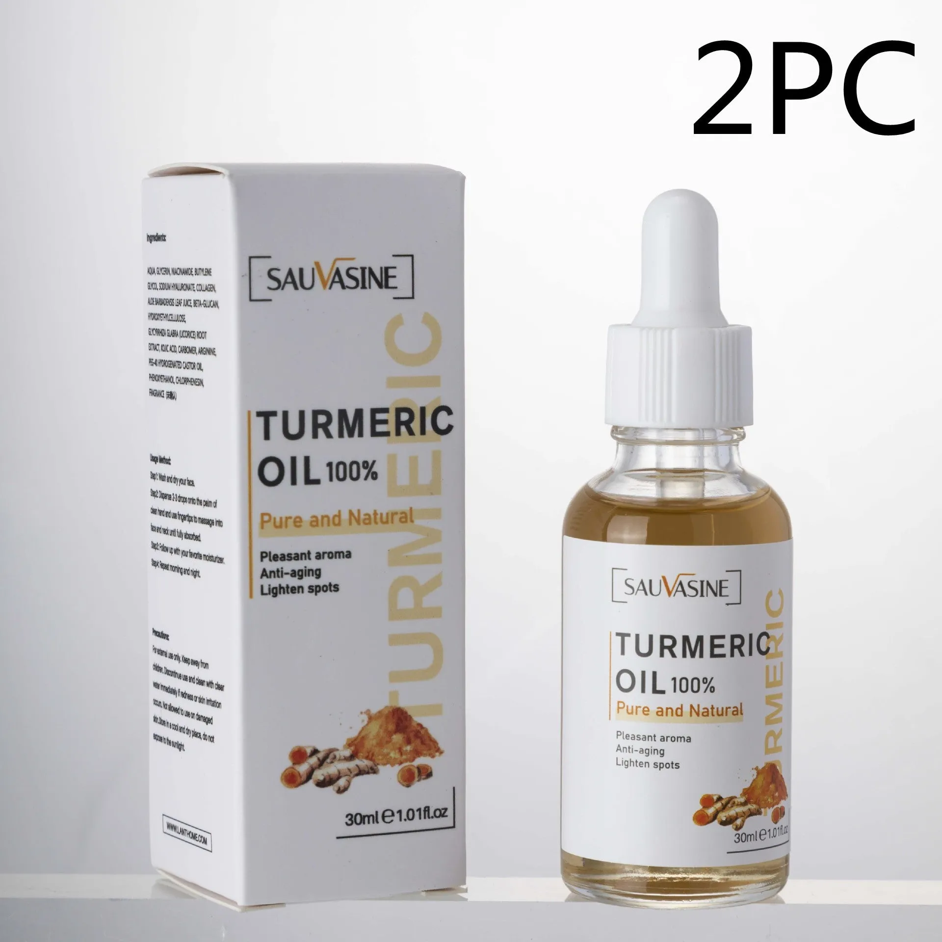 Turmeric facial cleanser moisturising daily skincare cleansing milk 50g and turmeric butter 30ml