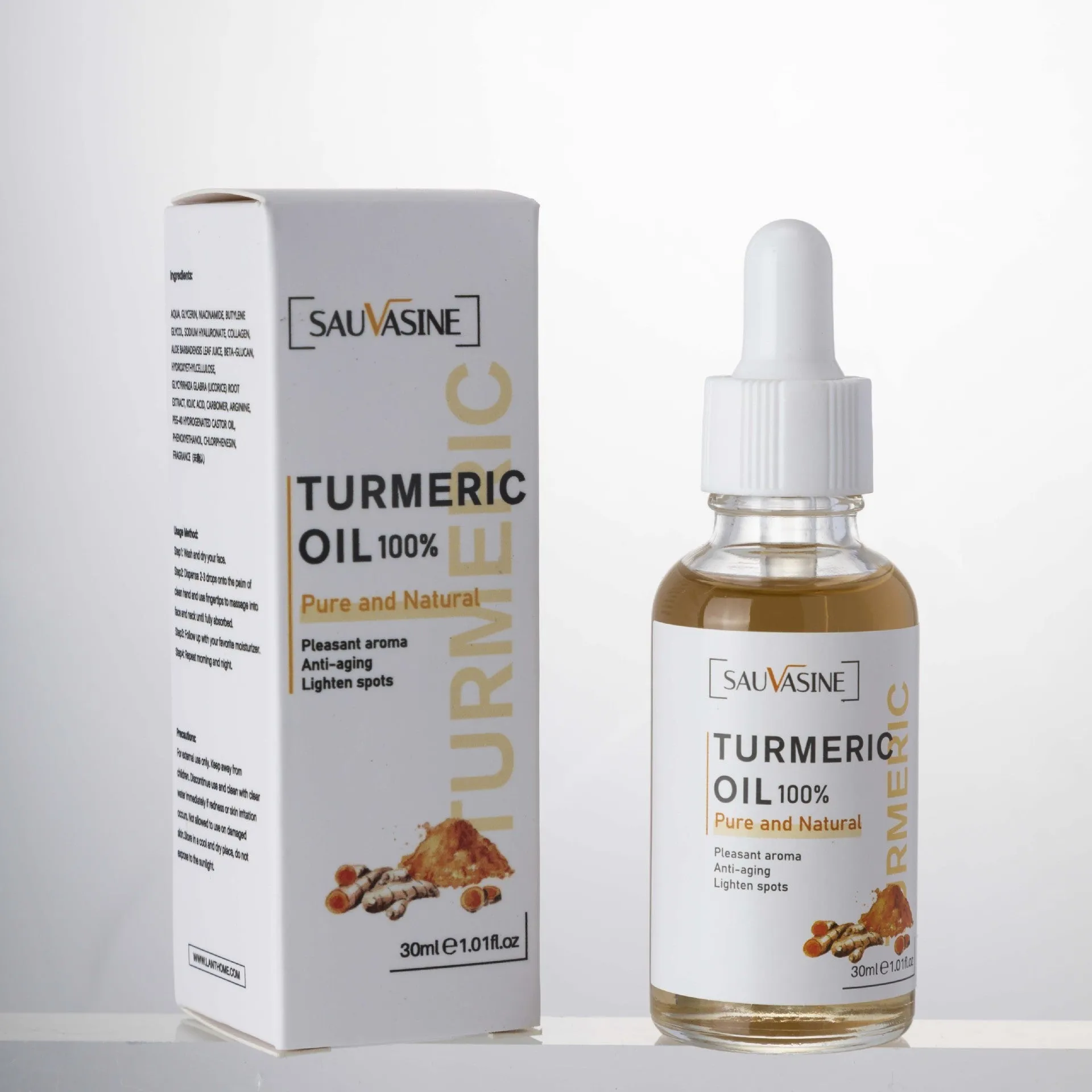 Turmeric facial cleanser moisturising daily skincare cleansing milk 50g and turmeric butter 30ml