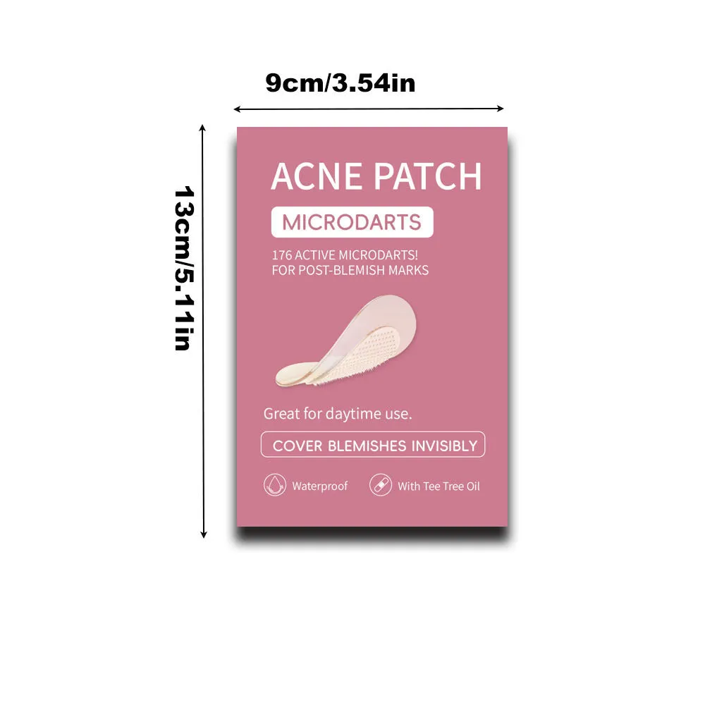 9-piece acne patch set for pimple treatment with mild non-irritating formulation