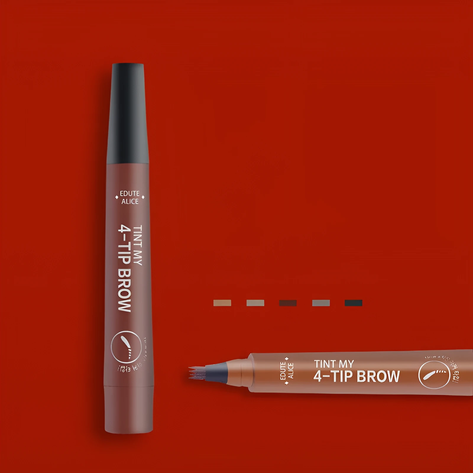 Four wild liquid eyebrow pencil in multi-colour options waterproof sweat proof for natural eyebrows