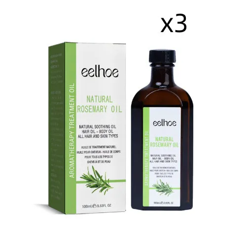 Rosemary hair care essential oil 100ml bottle with anti-frizz and split end care formula