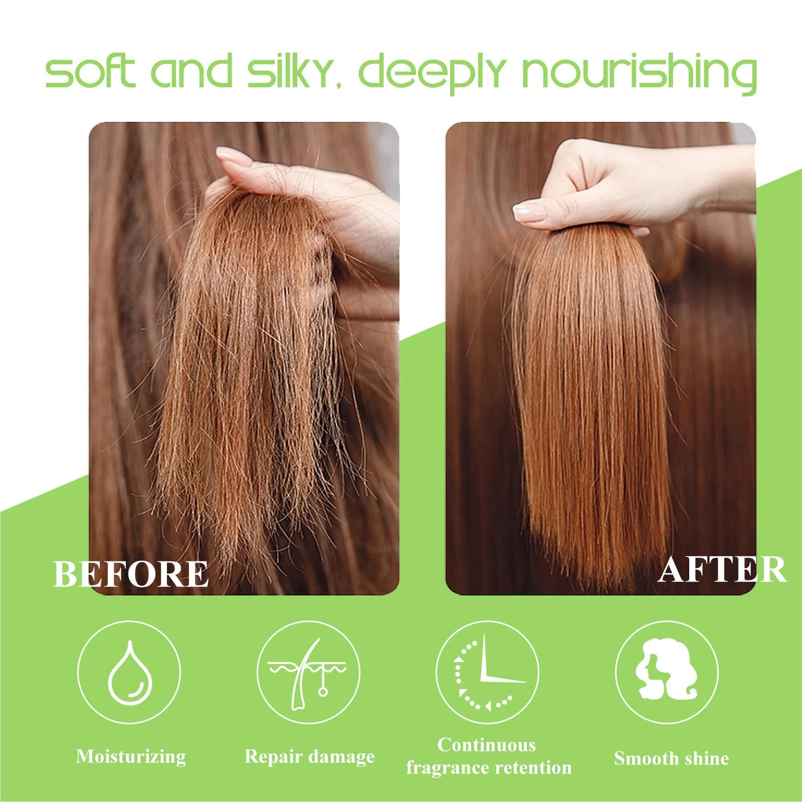 Rosemary hair care essential oil 100ml bottle with anti-frizz and split end care formula