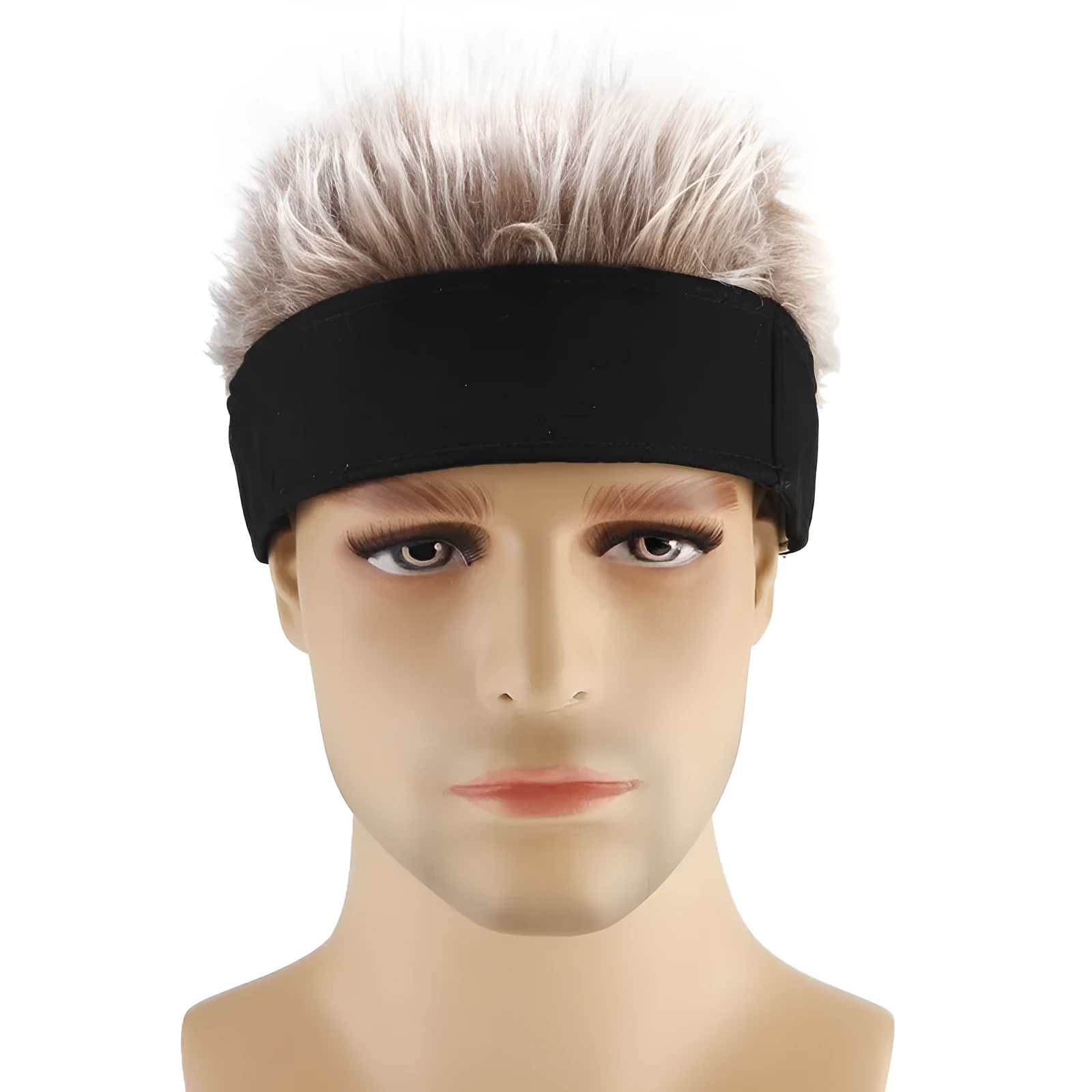 Wig hat with adjustable circumference 56-58cm, black coffee colour option
