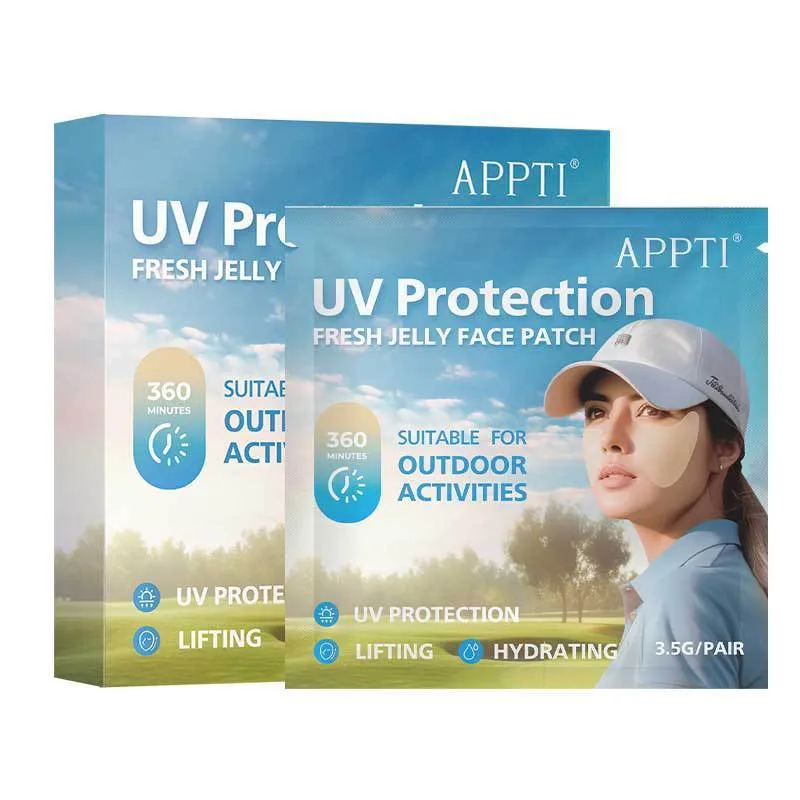 UV protection sports eye mask in standard size with 5ml net content per unit