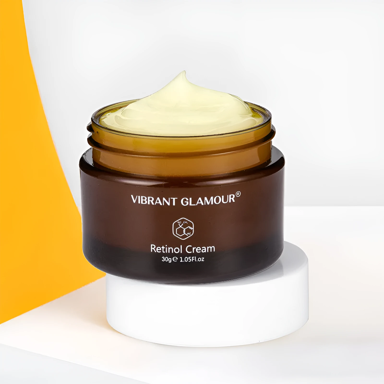 30ml bottle of retinol facial serum for dry lines and fine lines