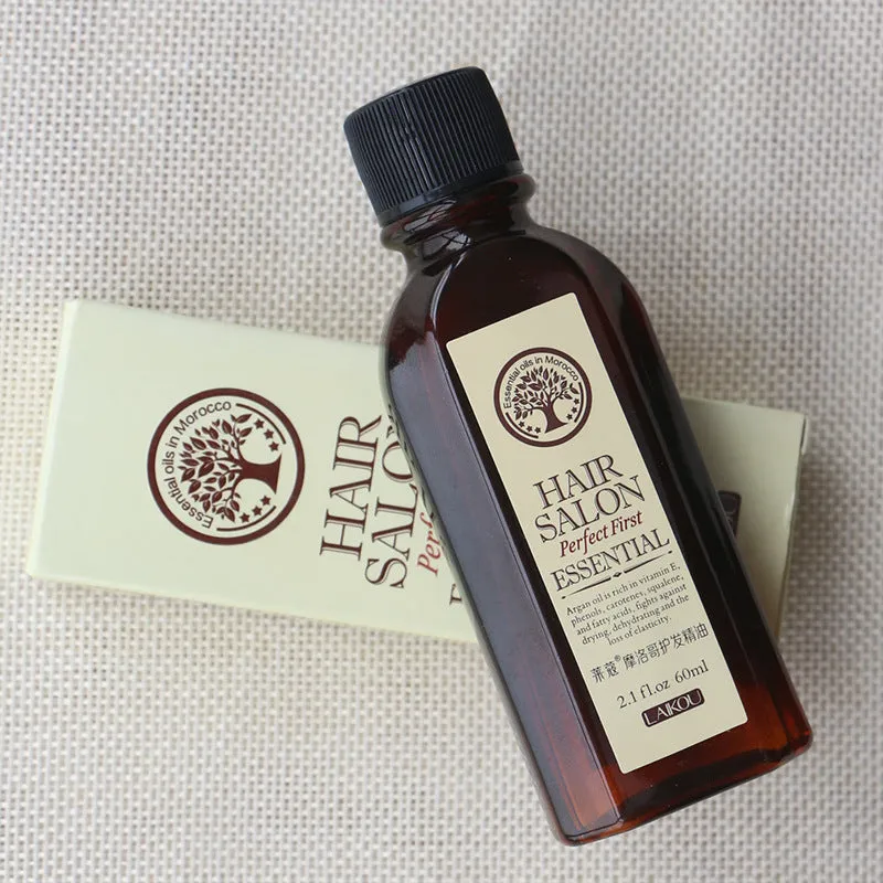 Hair Salon Protect Hair Essential Oil 60ml bottle on white background