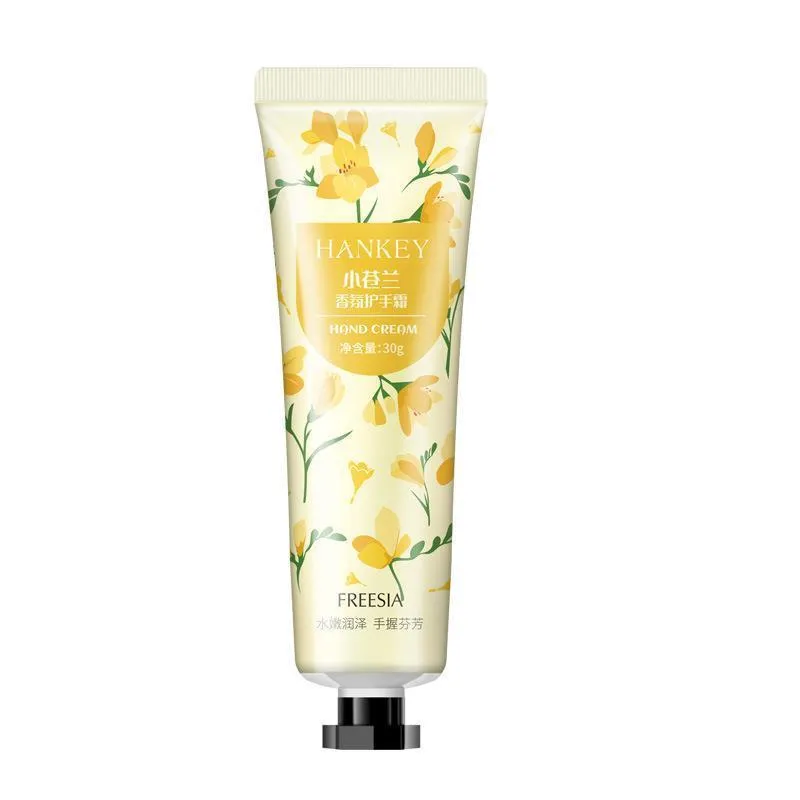 30g tube of fruit hand cream with avocado, chamomile, grapefruit scent options for dry skin