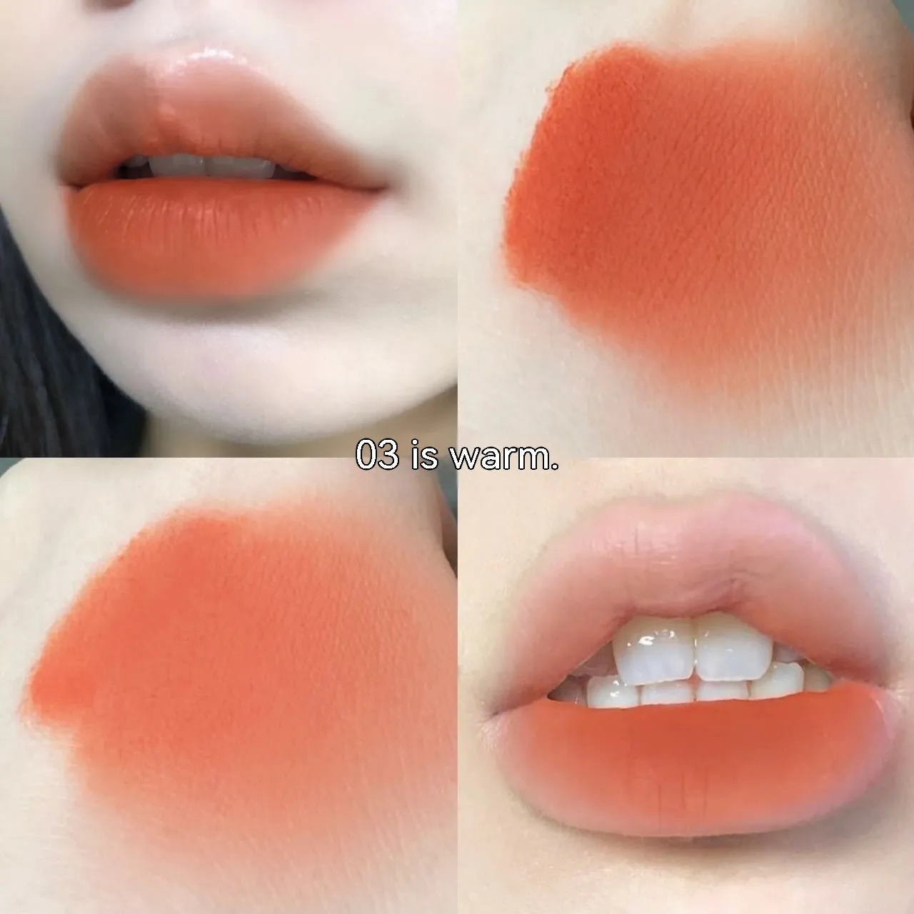 Bear Cute Rabbit lip lacquer matte finish compact 3.2x5x10.3cm lip glaze 6 colour options