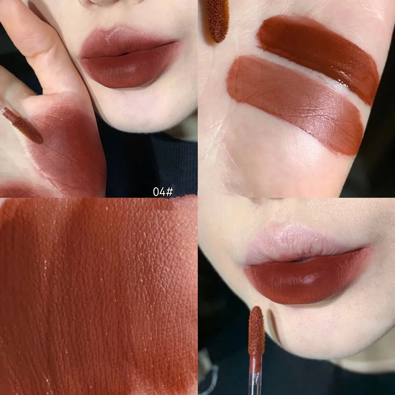Bear Cute Rabbit lip lacquer matte finish compact 3.2x5x10.3cm lip glaze 6 colour options