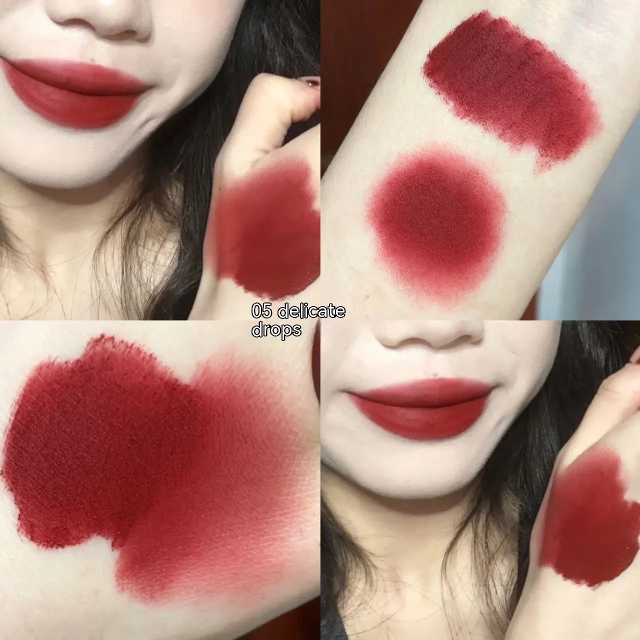 Bear Cute Rabbit lip lacquer matte finish compact 3.2x5x10.3cm lip glaze 6 colour options