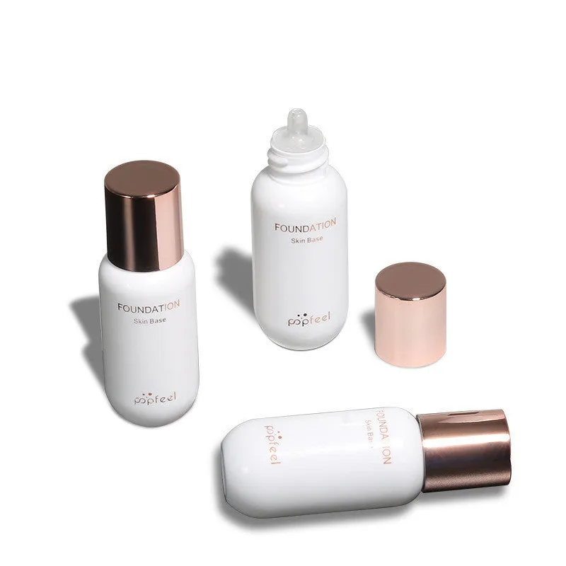 POPFEEL warm skin foundation 30ml liquid concealer in warm tone for natural makeup