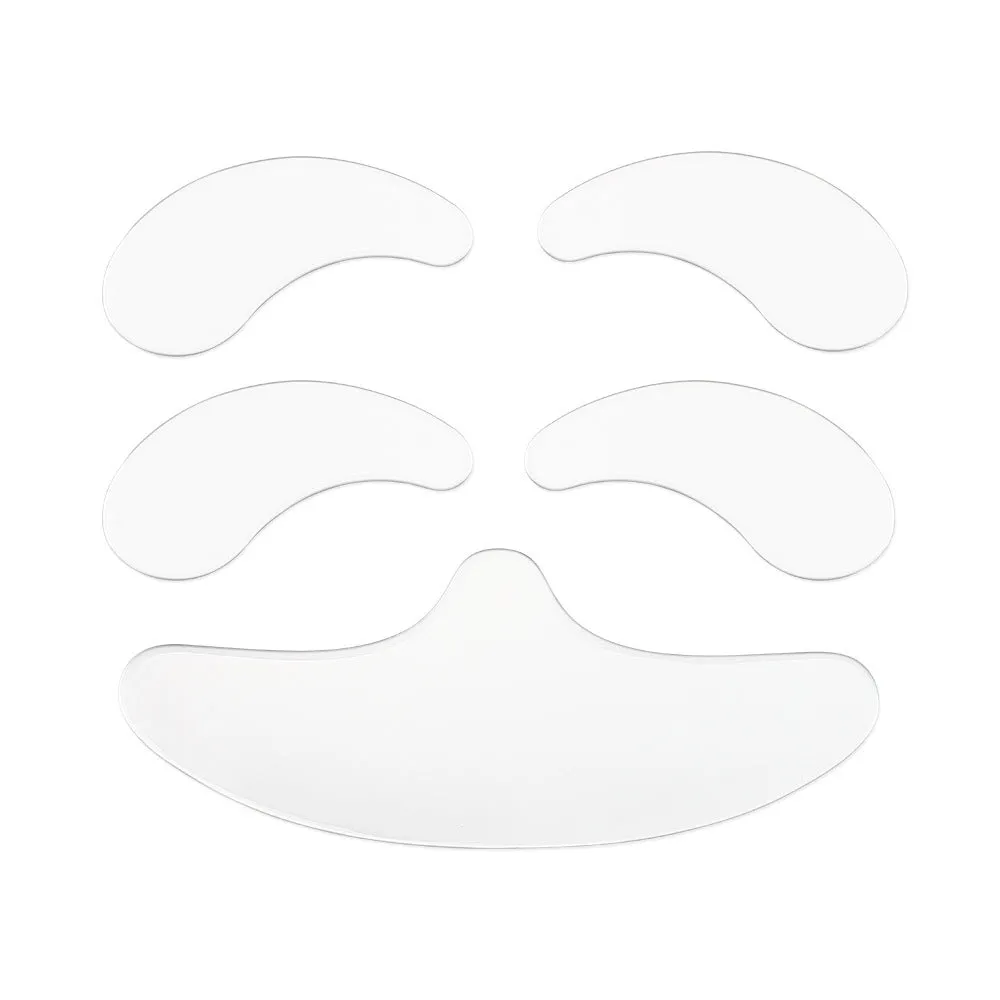 18 pack transparent skin rejuvenation beauty patches for facial care, reusable stickers for face neck and chest