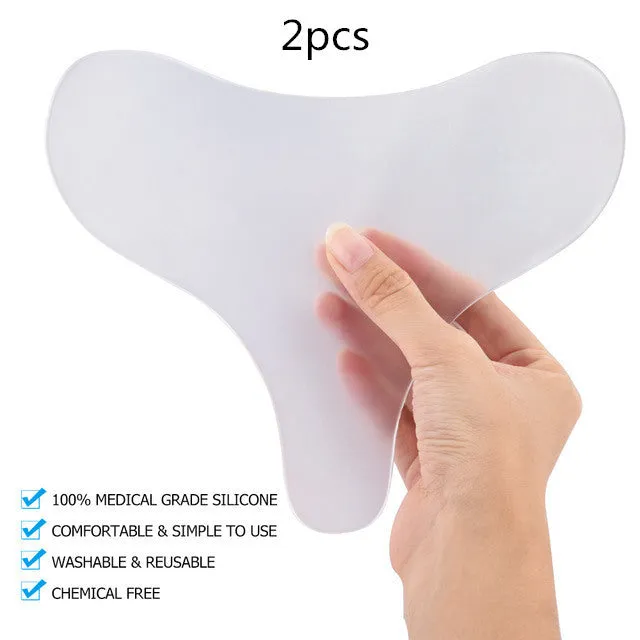 18 pack transparent skin rejuvenation beauty patches for facial care, reusable stickers for face neck and chest