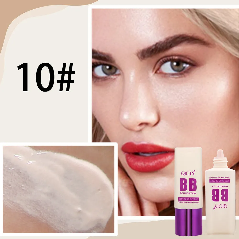 Feeding bottle liquid foundation concealer BB cream in ten colour shades