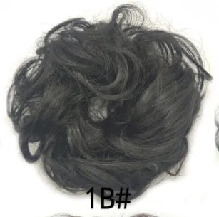 Synthetic wavy curly messy hair bun for women, 12cm diameter, thick hair style, available in multiple colours