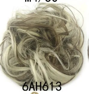 Synthetic wavy curly messy hair bun for women, 12cm diameter, thick hair style, available in multiple colours