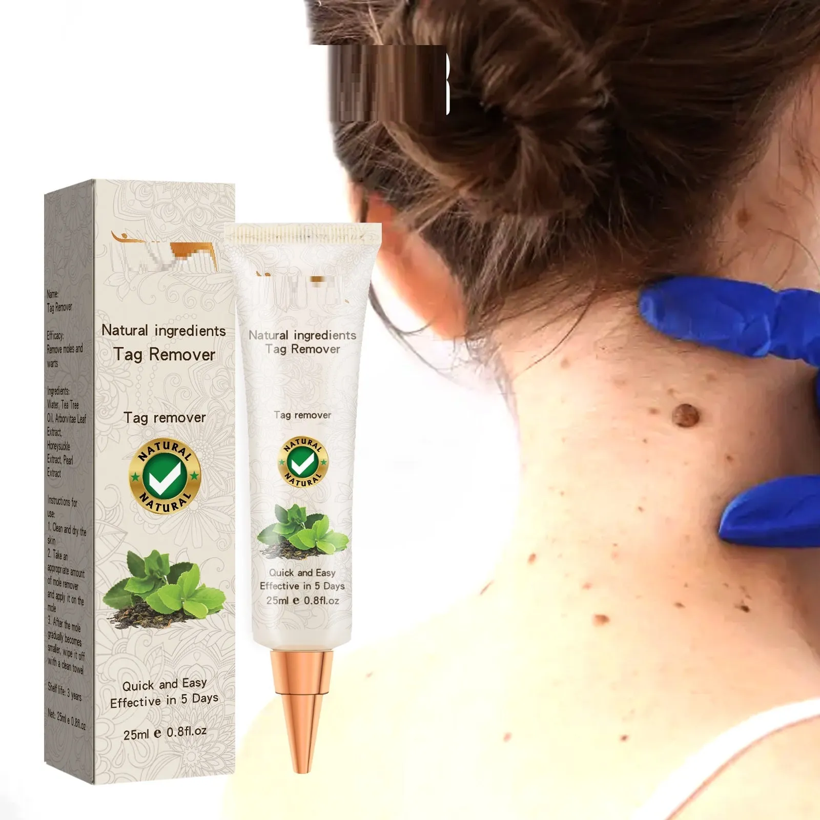 Skin Cleansing Black Mole Wart Skin care lotion 25ml for hand foot face armpit neck care